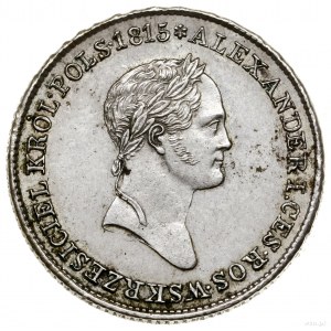 1 złoty, 1832 KG, Warszawa; odmiana z mniejszą głową ca...