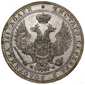 3/4 rubla = 5 złotych, 1841 MW, Warszawa; odmiana z luź...