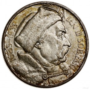 10 złotych, 1933, Warszawa; Jan III Sobieski - 250. roc...