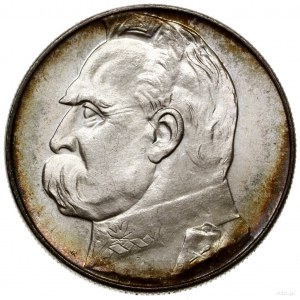 10 złotych, 1935, Warszawa; Józef Piłsudski; Kop. 3003,...