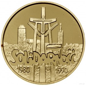 200.000 złotych, 1990, USA; Solidarność 1980–1990; Fr. ...