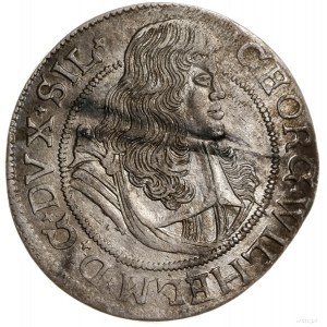 6 krajcarów, 1674, Brzeg; odmiana z dużą głową księcia;...