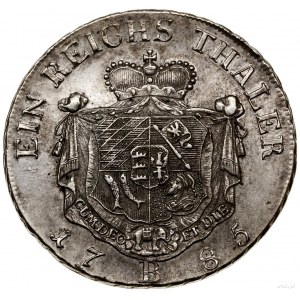 Talar, 1785 B, Wrocław; Aw: Popiersie w prawo z literą ...