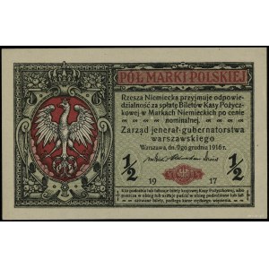 1/2 marki polskiej, 9.12.1916; „jenerał”, seria A, nume...