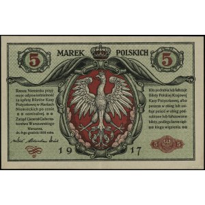 5 marek polskich, 9.12.1916; „Generał”, „Biletów”, seri...