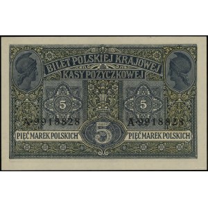 5 marek polskich, 9.12.1916; „Generał”, „biletów”, seri...