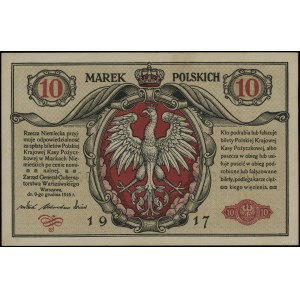 10 marek polskich, 9.12.1916; „Generał”, „biletów”, ser...