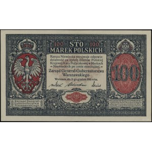 100 marek polskich, 9.12.1916; „Generał”, seria A, nume...