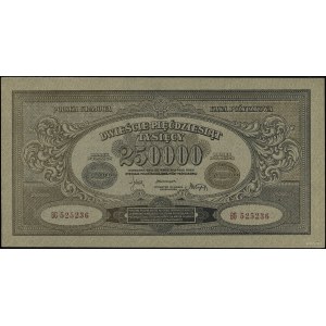 250.000 marek polskich, 25.04.1923; seria BG, numeracja...