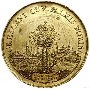 Medal na pamiątkę koronacji pary królewskiej, 1676, aut...