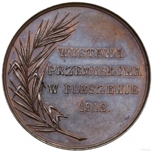 Medal nagrodowy Wystawy Przemysłowej w Pleszewie, 1912;...