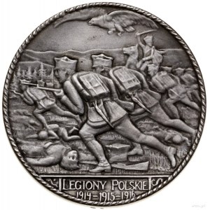 Medal Legiony Polskie, 1916, medal projektu Jana Wysock...