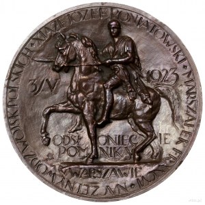 Medal na pamiątkę odsłonięcia pomnika księcia Józefa Po...