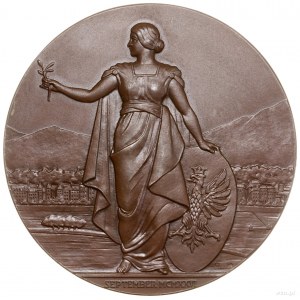 Medal na pamiątkę przyjęcia Polski do Rady Ligi Narodów...