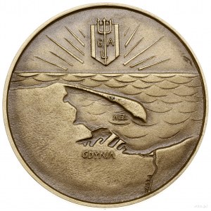 Medal na pamiątkę rozpoczęcia rejsów MS Batory, 1937, p...