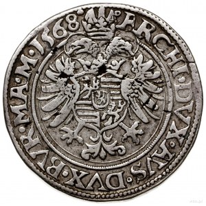 1/2 guldentalara (30 krajcarów), 1568, mennica Jáchymov...