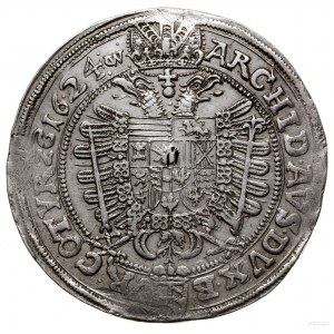 Talar, 1624 CW, mennica Brno; Aw: Popiersie władcy w wi...