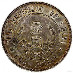 Chiny / China, 1 dolar, bez daty (1912)