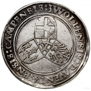 Écu, 1555, mennica Deventer; Aw: Półpostać Karola V w p...