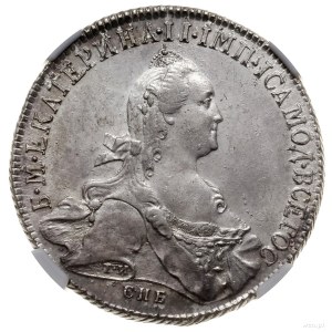 Rubel, 1773 СПБ ЯЧ, mennica Petersburg; na rękawie cary...