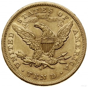 10 dolarów, 1872 S, mennica San Francisco; typ Liberty ...