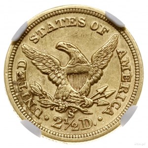 2 1/2 dolara, 1872 S, mennica San Francisco; typ Libert...