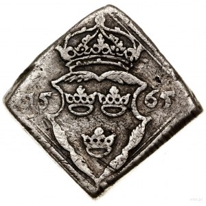 16 öre, 1565, mennica Sztokholm; SM 46; klipa, srebro, ...