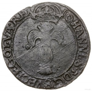 1 marka, 1592, mennica Sztokholm; SM 54b; miedź, 6.73 g...