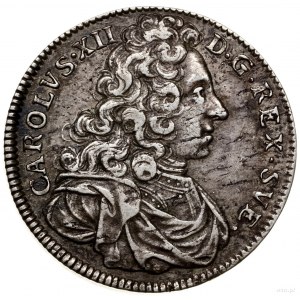 4 marki, 1705, mennica Sztokholm; ostatnia cyfra daty p...