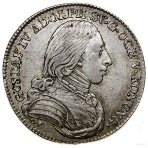 1/6 talara (riksdalera), 1803, mennica Sztokholm; SM 38...