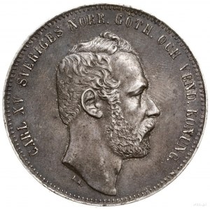 Talar (4 Riksdaler riksmynt), 1864, mennica Sztokhom; S...