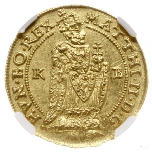 Dukat, 1612 KB, mennica Kremnica; złoto, 3.49 g; Aw: Po...