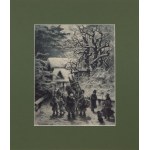 Michał POCIECHA (1852 - 1908), Kolędnicy, 1887-1888