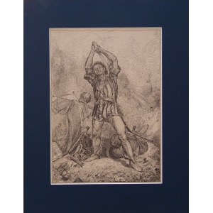 Jozef MÊCINA-KRZESZ (1860-1934), At the Battle, 1884