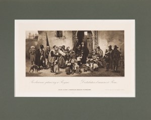 Ludwik Wiesiołowski (1854-1892), Rozdawanie jałmużny w Rzymie, 1884