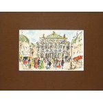 Urbain Huchet (1930 - 2014), Paryż, Plac de la Opera, 1977