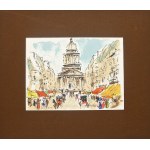 Urbain Huchet (1930 - 2014), Paryż, Plac du Pantheon, 1977