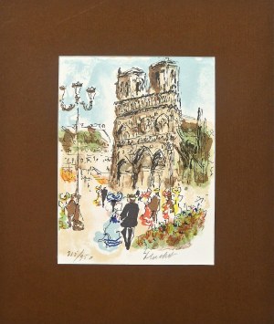 Urbain Huchet (1930 - 2014), Paryż, Notre Dame, 1977