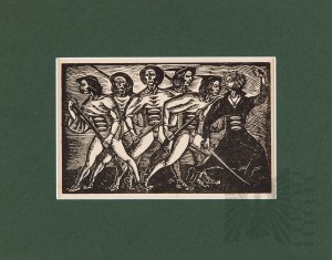 Władysław SKOCZYLAS (1883-1934), Powstanie Chochołowskie z serii Legendy Tatr