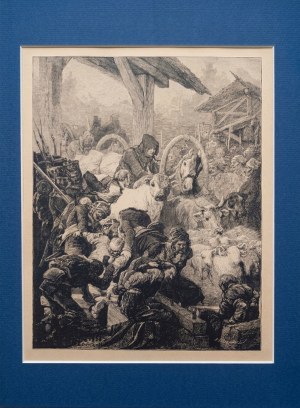 Elwiro Michał ANDRIOLLI (1836-1893), Bitwa, 1881 z cyklu Pan Tadeusz