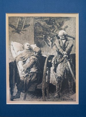 Elwiro Michał ANDRIOLLI (1836-1893), Sędzia spełnił Robaka rozkazy, 1881 z cyklu Pan Tadeusz