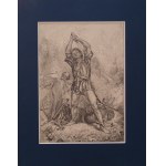 Józef MĘCINA-KRZESZ (1860-1934), Na bitwie, 1884