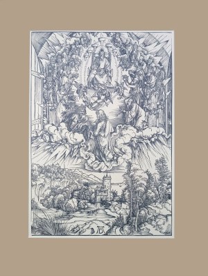 Albrecht Durer (1471-1528), Apokalipsa: Św. Jan przed Bogiem i Starszyzną