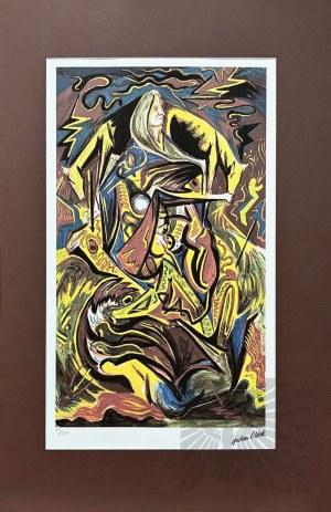 Jackson POLLOCK (1912-1956), Kompozycja z kobietą