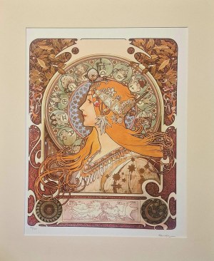 Alfons Maria Mucha (1860 - 1939), z serii: Zodiak La Plume
