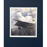 Claude Monet (1840-1926), Dziewczęta na łódce (1887)