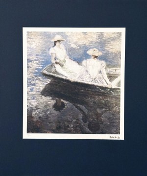 Claude Monet (1840-1926), Dziewczęta na łódce (1887)