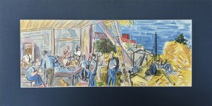 Raoul DUFY (1877 - 1953), Żniwiarze, 1965