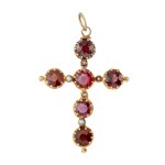 Pendant in the form of a cross, early 20th century.