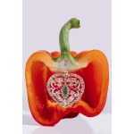 Pendant with heart motif, 19th/20th century, Victorian style